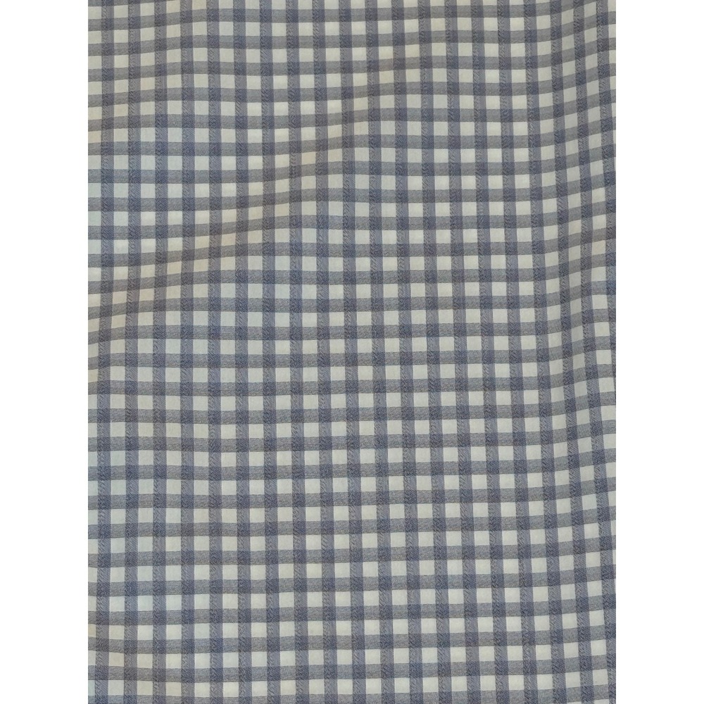 TWILLORY‎ Performance Tailored Fit Dress Shirt Blue/White Check Men's Sz L 34/35 - Picture 7 of 11
